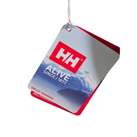 HH Puffer Jacket Mens Medium Blue Verglasn Down Coat Outdoors Casual - Picture 8 of 9